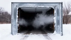 Ocieplenie otworu bramy garażowej